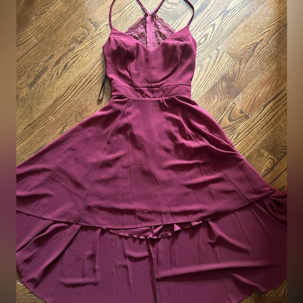Maroon kids dress